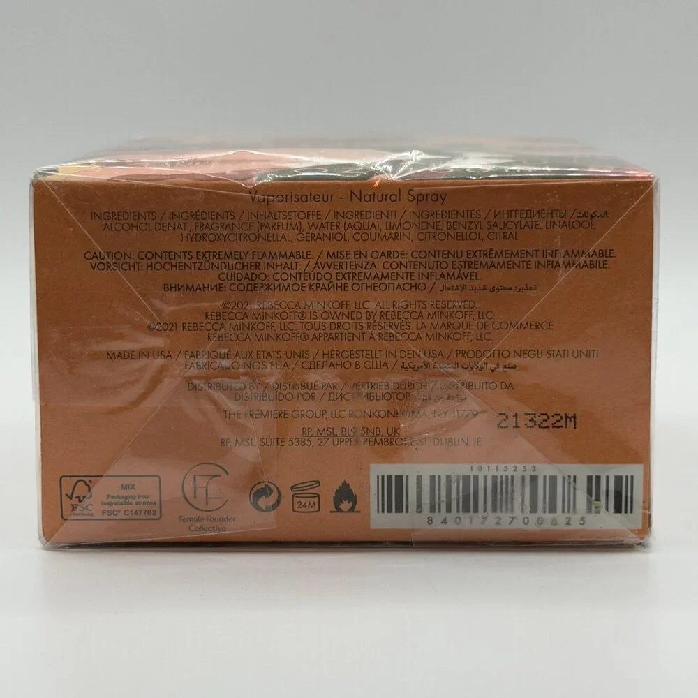 Rebecca Minkoff Blush Eau de Parfum 3.4 oz / 100ml NEW *Sealed* - Picture 4 of 4